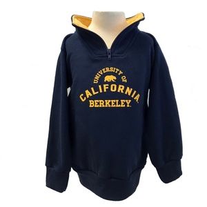 UC Berkeley Boys Zip Collar Pullover Sweater
